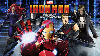 Netflix box art for Iron Man: Rise of Technovore